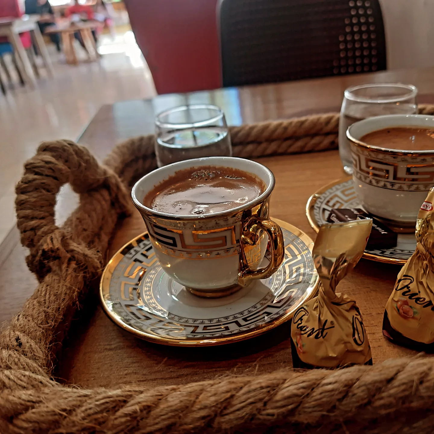 Café turco servido en Ottomano Café