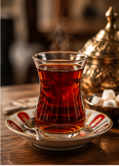 Té turco tradicional